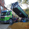 Bulk delivery of landscaping materials
